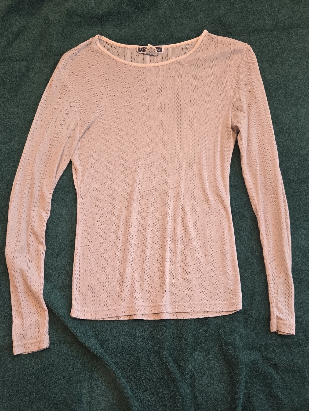 Light Khaki Long Sleeve Top